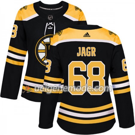 Dame Eishockey Boston Bruins Trikot Jaromir Jagr 68 Adidas 2017-2018 Schwarz Authentic